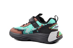 Pepino 2216 Yeşil Kahve Çocuk Sneakers