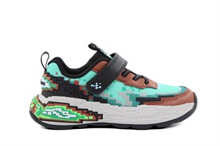 Pepino 2216 Yeşil Kahve Çocuk Sneakers