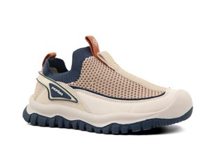 Pepino 2233 Bej Lacivert Çocuk Sneakers