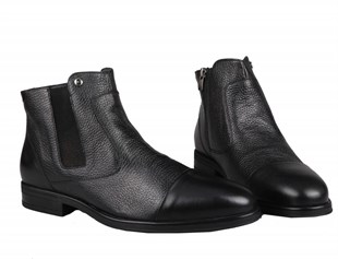 Pierre Cardin 11925251 Hakiki Deri Siyah Erkek Bot