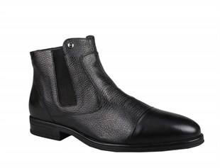 Pierre Cardin 11925251 Hakiki Deri Siyah Erkek Bot