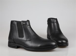Pierre Cardin 1196063 Hakiki Deri Siyah Erkek Bot