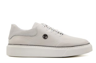 Pierre Cardin 1601275 Hakiki Deri Beyaz Erkek Günlük Ayakkabı