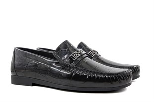 Pierre Cardin 1642621 Hakiki Deri Siyah Rugan Erkek Günlük Ayakkabı