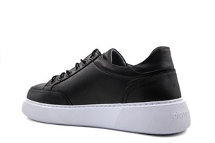 Pierre Cardin 192602 Hakiki Deri Siyah Erkek Günlük Ayakkabı