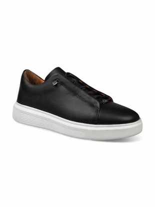 Pierre Cardin 62113 Hakiki Deri Siyah Erkek Günlük Ayakkabı