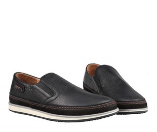 Pierre Cardin 62332 Hakiki Deri Siyah Erkek Günlük Ayakkabı