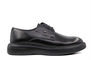 Pierre Cardin 70914 Hakiki Deri Siyah Erkek Günlük Ayakkabı