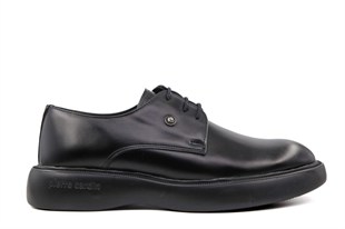 Pierre Cardin 70914 Hakiki Deri Siyah Erkek Günlük Ayakkabı