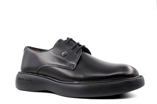 Pierre Cardin 70914 Hakiki Deri Siyah Erkek Günlük Ayakkabı
