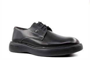 Pierre Cardin 70914 Hakiki Deri Siyah Erkek Günlük Ayakkabı