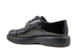 Pierre Cardin 70915 Hakiki Deri Siyah Rugan Erkek Günlük Ayakkabı
