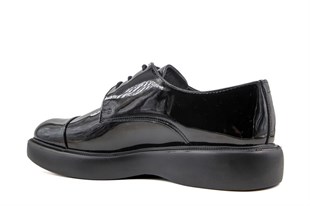 Pierre Cardin 70915 Hakiki Deri Siyah Rugan Erkek Günlük Ayakkabı