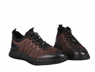 Pierre Cardin 77541 Hakiki Deri Kahve Nubuk Erkek Günlük Ayakkabı