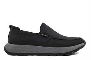 Pierre Cardin 80808 Hakiki Deri Siyah Erkek Günlük Ayakkabı