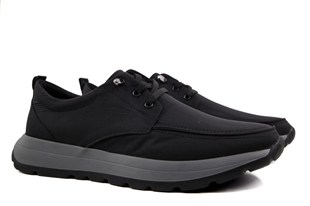 Pierre Cardin 80809 Hakiki Deri Siyah Erkek Günlük Ayakkabı