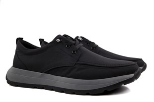 Pierre Cardin 80809 Hakiki Deri Siyah Erkek Günlük Ayakkabı