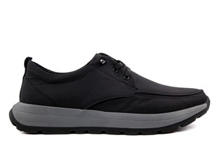 Pierre Cardin 80809 Hakiki Deri Siyah Erkek Günlük Ayakkabı