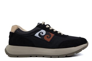 Pierre Cardin 80912 Hakiki Deri Siyah Erkek Günlük Ayakkabı