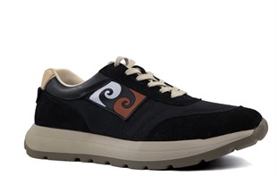 Pierre Cardin 80912 Hakiki Deri Siyah Erkek Günlük Ayakkabı