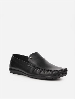 Pierre Cardin 90152 Hakiki Deri Siyah Erkek Günlük Ayakkabı