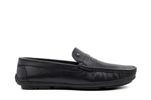 Pierre Cardin 90220 Hakiki Deri Siyah Erkek Günlük Ayakkabı