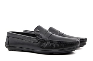 Pierre Cardin 90220 Hakiki Deri Siyah Erkek Günlük Ayakkabı