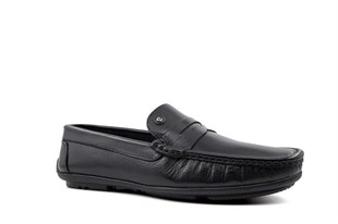 Pierre Cardin 90220 Hakiki Deri Siyah Erkek Günlük Ayakkabı