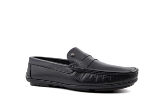 Pierre Cardin 90220 Hakiki Deri Siyah Erkek Günlük Ayakkabı