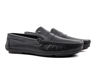 Pierre Cardin 90220 Hakiki Deri Siyah Erkek Günlük Ayakkabı