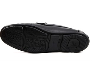 Pierre Cardin 90305 Hakiki Deri Siyah Erkek Günlük Ayakkabı