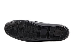 Pierre Cardin 90305 Hakiki Deri Siyah Rugan Erkek Günlük Ayakkabı