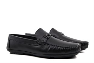 Pierre Cardin 90305 Hakiki Deri Siyah Erkek Günlük Ayakkabı