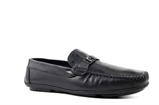 Pierre Cardin 90305 Hakiki Deri Siyah Rugan Erkek Günlük Ayakkabı