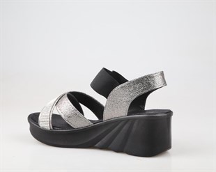 Pierre Cardin Pc-3518 Ortopedik Platin Kadın Terlik