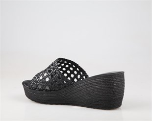 Pierre Cardin Pc-3530 Ortopedik Siyah Kadın Terlik