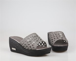 Pierre Cardin Pc-3530 Ortopedik Platin Kadın Terlik