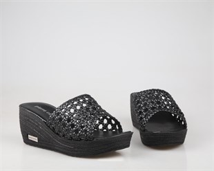 Pierre Cardin Pc-3530 Ortopedik Siyah Kadın Terlik