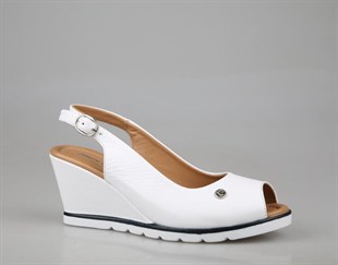 Pierre Cardin pc-54596 Beyaz Kadın Topuklu Ayakkabı
