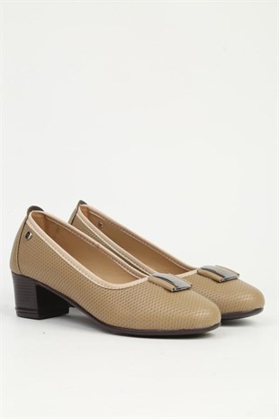 Pierre Cardin pc-54940 Bej Kadın Günlük Anne Ayakkabısı