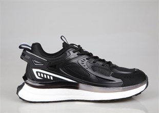 Pierre Cardin PCI-10105 Siyah-Beyaz Erkek Sneakers
