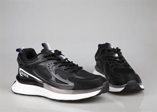 Pierre Cardin PCI-10105 Siyah-Beyaz Erkek Sneakers