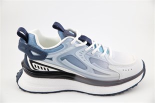 Pierre Cardin PCI-10106 Beyaz Mavi Unisex Sneakers