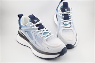Pierre Cardin PCI-10106 Beyaz Mavi Unisex Sneakers