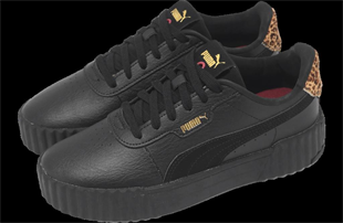 Puma Carina 3.0 Animal Flair 402642 02 Siyah Unisex Sneakers