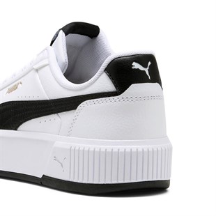 Puma Carina Mia 402637 02 Beyaz-Siyah Unisex Sneakers