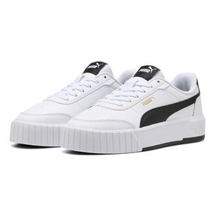 Puma Carina Mia 402637 02 Beyaz-Siyah Unisex Sneakers