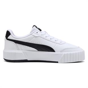 Puma Carina Mia 402637 02 Beyaz-Siyah Unisex Sneakers