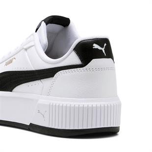Puma Carina Mia 402637 02 Beyaz-Siyah Unisex Sneakers