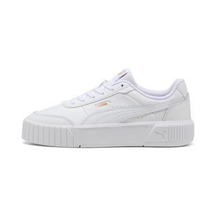 Puma Carina Mia 402637 06 Beyaz Gold Unisex Sneakers